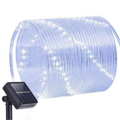 Solar Rope Lights Outdoor 41ft 100LED LED Rope Lighting Waterproof Copper Wire